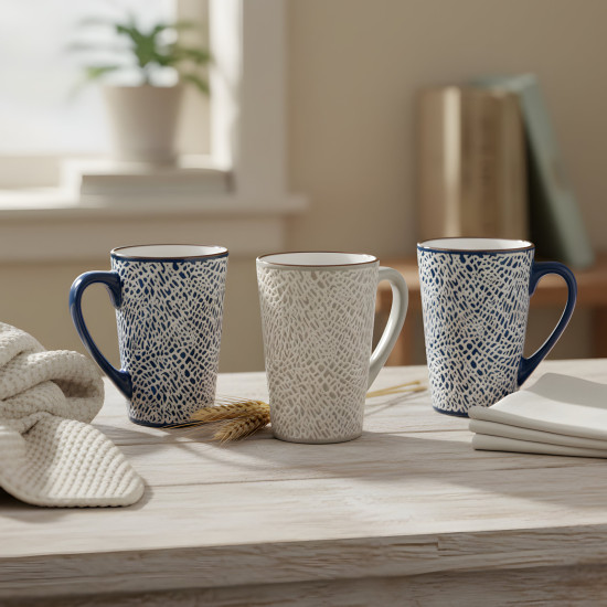 Porcelain Mug Set - 4 Pcs
